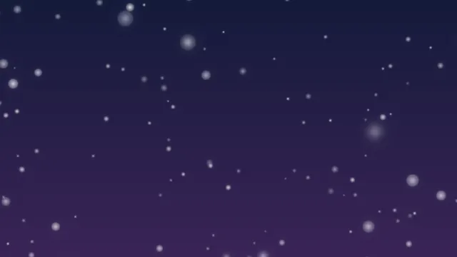 Soft white snow with larger blurred flakes in the foreground