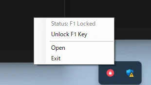 System Tray Right-Click Menu