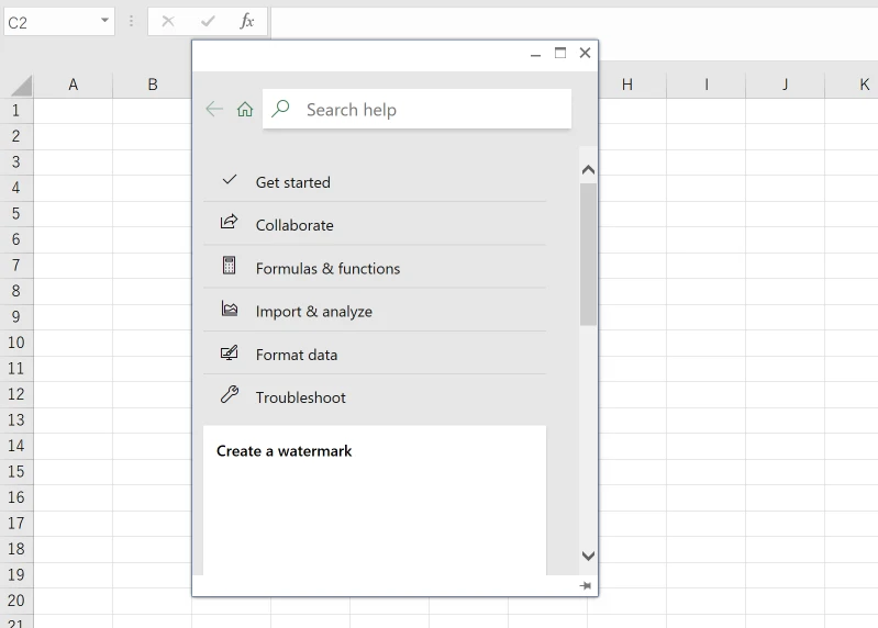 Excel Help window opening unintentionally